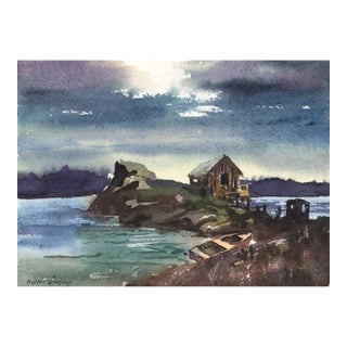 1960s Walter Graham Northwest Coastal Landscape For Sale