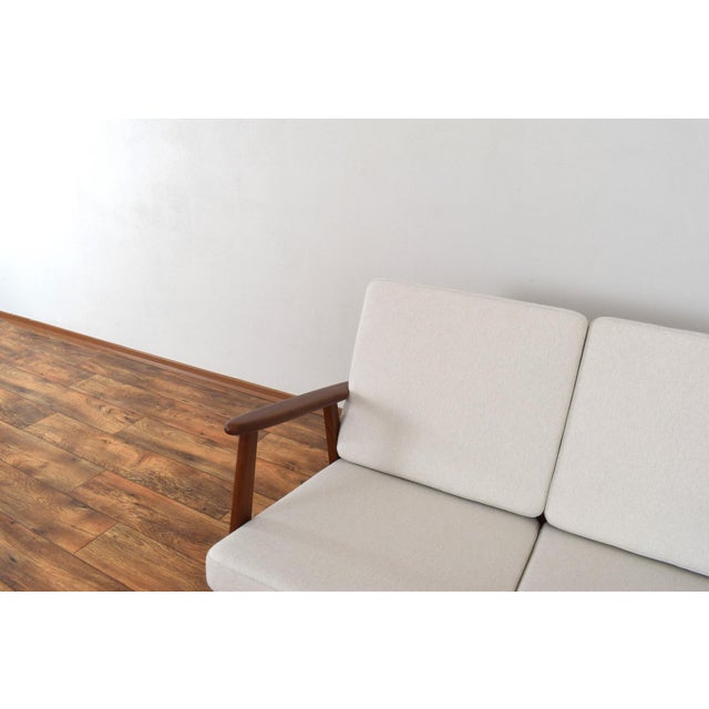 Mid-Century Modern Danish Teak 2-Seater Sofa, 1960s For Sale - Image 11 of 12