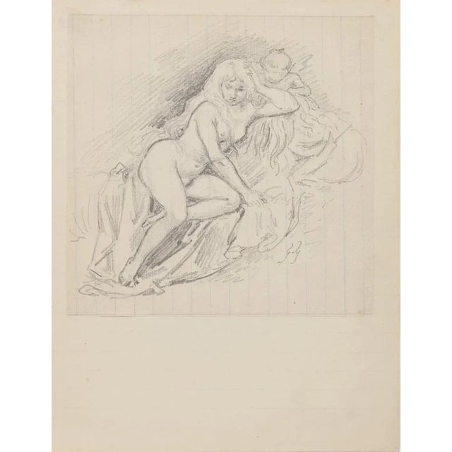 "drawings" is a drawing in pencil drawing on paper, recto and verso, realized by gabriel guèrin. The state of preservation...