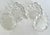 Charming pair of glass lidded boxes in the shape of a shell. Please see condition details noted. Most items found at Pub &...