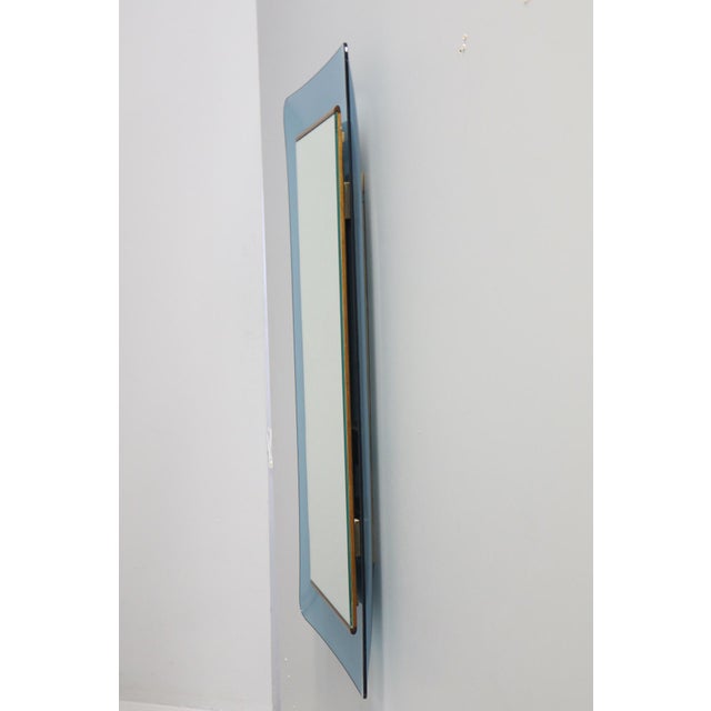 Large Rectangular Mirror by Max Ingrand for Fontana Arte, 1956 For Sale - Image 12 of 14