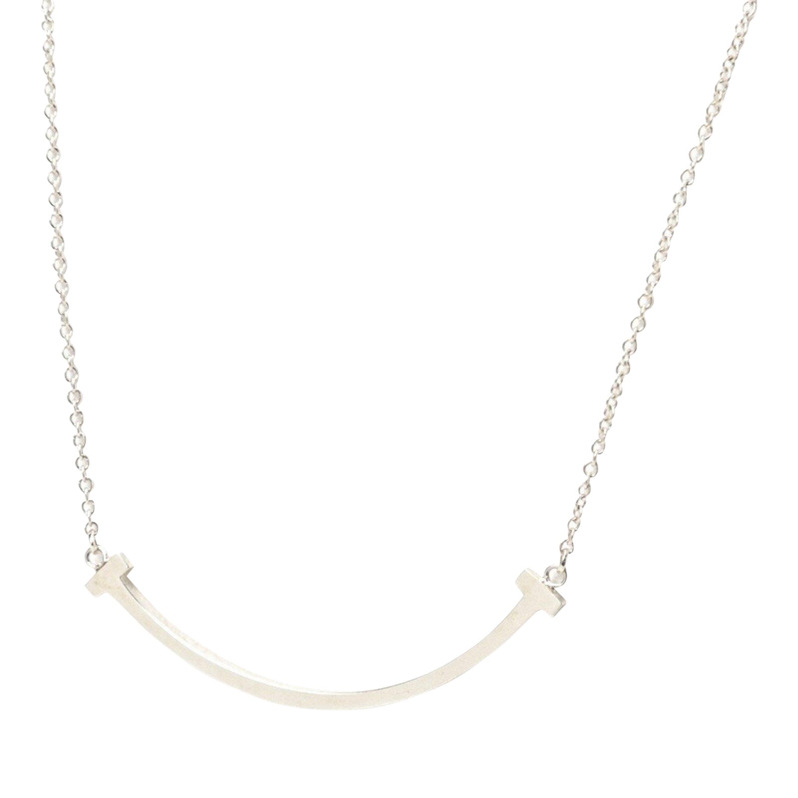 Tiffany Smile Necklace Silver