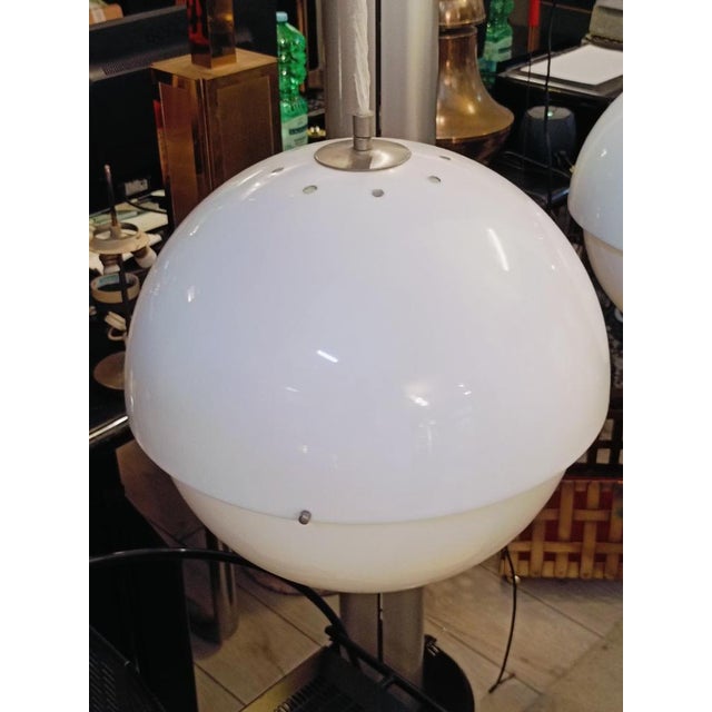 White Pendant by Luigi Bandini Buti for Kartell, 1960s For Sale - Image 8 of 9