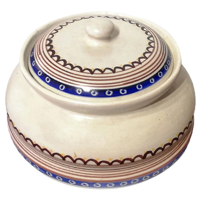 Ceramic Lidded Box by Eric Luigi, 1970s For Sale