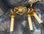 Add beautiful shades to these lighted wall sconces and you will make a statement. They are from sometime in the the 1970’s...