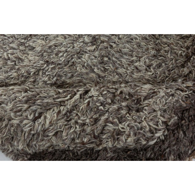 Tulu Nadu ‘Grey Strata’ Abstract Modern Wool Rug by Doris Leslie Blau Size: 14'0" × 14'0" (426 × 426 cm). Inspired by the...