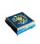 Wood 1970s Vintage Dark Blue Italian Wood Inlay Musical Box For Sale - Image 7 of 9