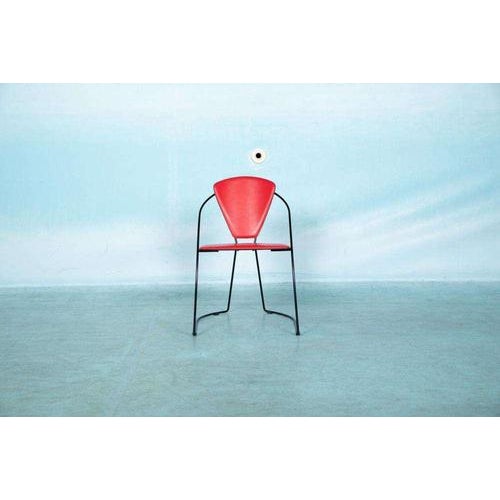 Minimalist Italian Dining Chairs, 1980s, Set of 4 For Sale - Image 5 of 18