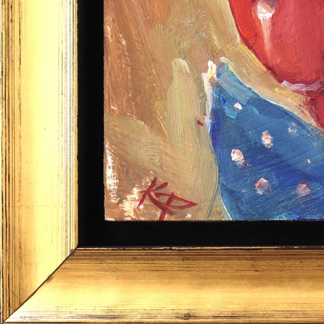 Textile Crew - Original Contemporary Figurative Group Painting on Canvas by Kyle Paliotto For Sale - Image 7 of 9
