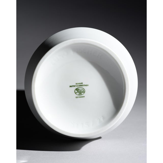 Floral Relief Bisque Porcelain Vases by Cuno Fischer for Hutschenreuther Selb, 1960s, Set of 3 For Sale - Image 14 of 18