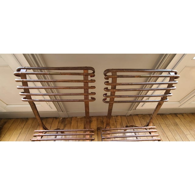 Garden Tables and Chairs, 1890s, Set of 4 For Sale - Image 14 of 15