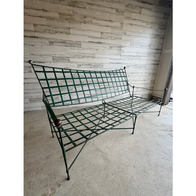 Mario Papperzini for Salterini Iron Garden Sofa For Sale - Image 11 of 18