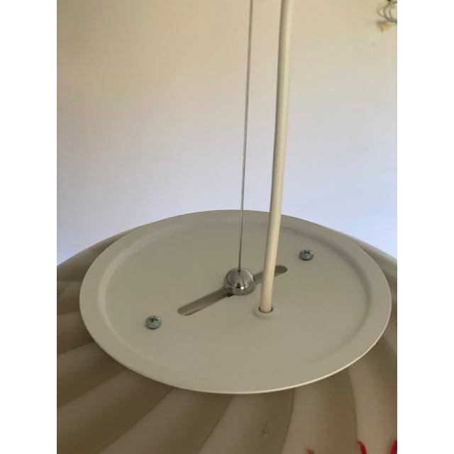 Beige and White Sphere Pendant Lamp in Murano Glass by Simoeng For Sale - Image 9 of 14