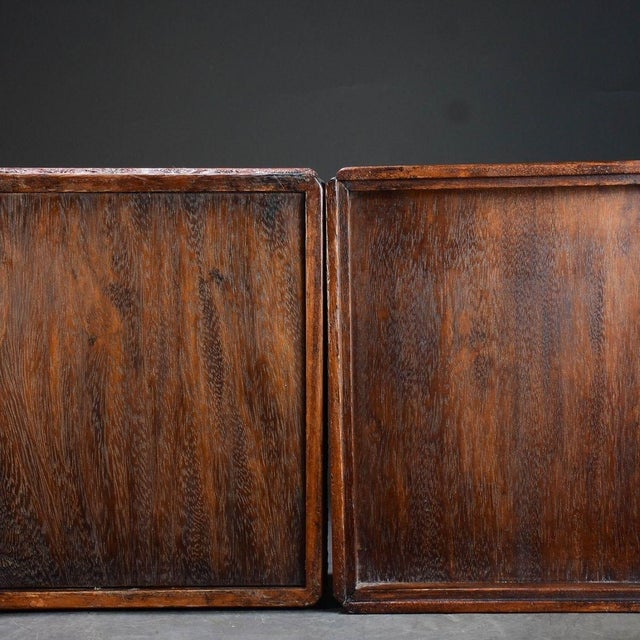 Late 20th Century Late 20th Century Carved Hardwood Box With Double Dragon Motif and Sliding Lid For Sale - Image 5 of 10