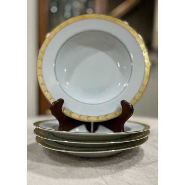 Beautiful bowls with 24k gold trim.