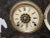 Antique 1850's Cast Iron Mantel Clock For Sale - Image 4 of 10