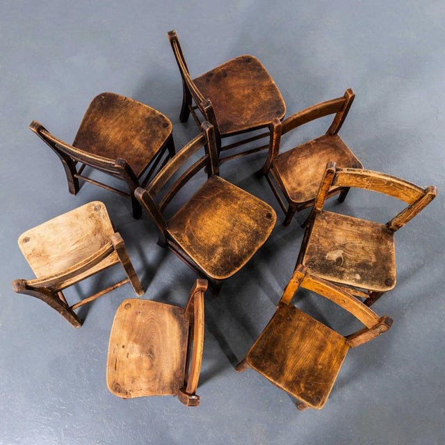 1940’s harlequin english solid children’s chapel chairs. England has a wonderfully rich heritage for making chairs. At the...