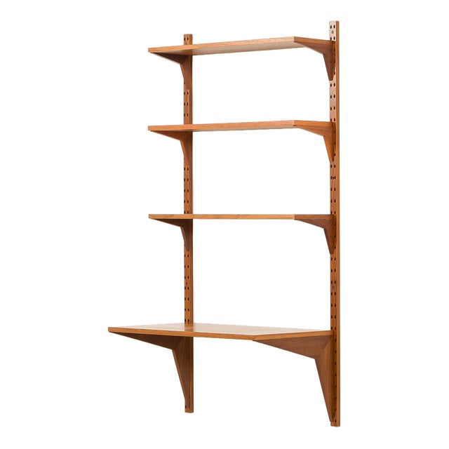 Vintage Shelving Unit with Desk by Poul Cadovius for Cado, 1960s For Sale