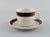 Hertha Bengtsson 1917-1993 for Rörstrand. 10 Koka coffee cups with saucers in glazed stoneware. 1960s. The coffee cup...