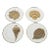 Vintage Fitz and Floyd Porcelain Gold Gilded Shell & Fish Desert or Appetizer Plates Set of 4 70's For Sale