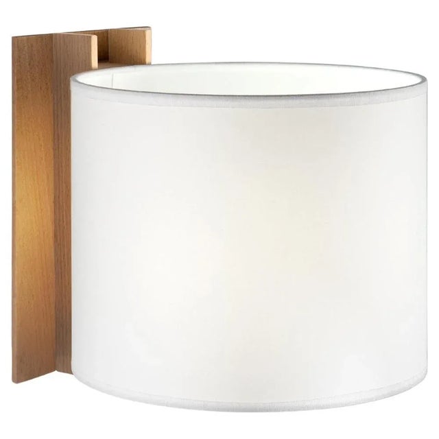 White and Beech TMM Corto Wall Lamp by Miguel Milá For Sale - Image 10 of 10