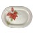 1980s Mary Lou Goertzen Watercolor Poinsettia Platter For Sale