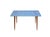 Vintage Rockabilly Coffee Table with Blue Finish, 1950s For Sale - Image 11 of 11