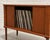 Danish Mid Century Modern Tambour Door Jr. Credenza / Vinyl Record Storage Cabinet, Circa 1960's For Sale In New York - Image 6 of 13