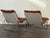 Metal Vintage 1970's Cognac Leather Swedish Lounge Chairs For Sale - Image 7 of 15