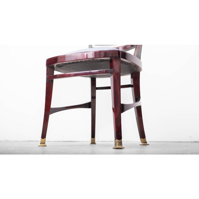 Art Nouveau Dining Chairs from Prof. Josef Hoffmann / Robert Fix, Vienna, Austria, 1900s, Set of 3 For Sale - Image 11 of 18