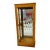 1970s Unmarked Copenhagen Danish Teak Large Display Glass Shelving Case For Sale