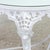 Metal Painted Iron Demi Lune Table For Sale - Image 7 of 8