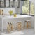 Evoking images of sidewalk tables in the Cote d'Azur, counter stools like this will give your kitchen or patio the casual...