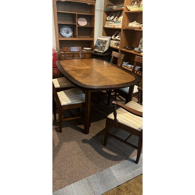 Lane Furniture 1960s Lane Tower Suite Collection Table With Chairs - Set of 7 For Sale - Image 4 of 11