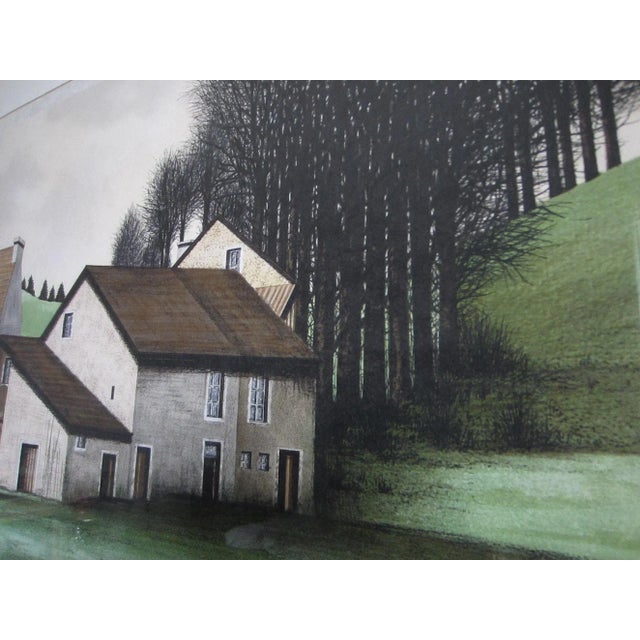 1970s Jacques Deperthes Impressionist Pencil Signed Gouache For Sale - Image 9 of 16
