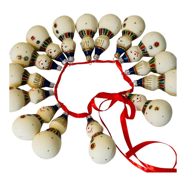 Fabulous Midcentury Vintage German Christmas Ornaments Figurines For Sale