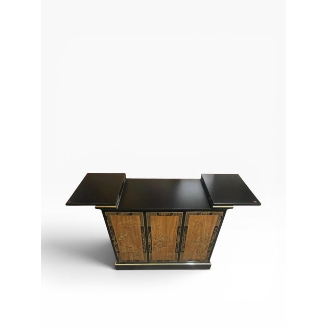 Chinoiserie 1980s Drexel Heritage Chinoiserie Server For Sale - Image 3 of 12