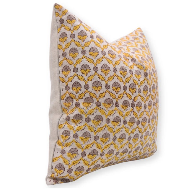 Introduce timeless elegance into your home with the "Shehnaz" block print handmade cushion cover. Crafted from premium...