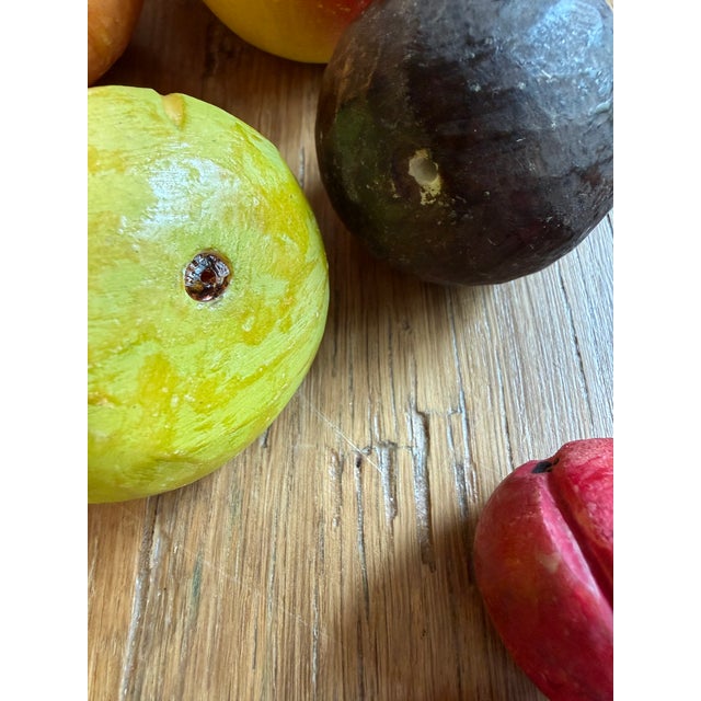 Vintage Italian Alabaster Marble Stone Fruit Collection - Set of 15 For Sale - Image 13 of 13