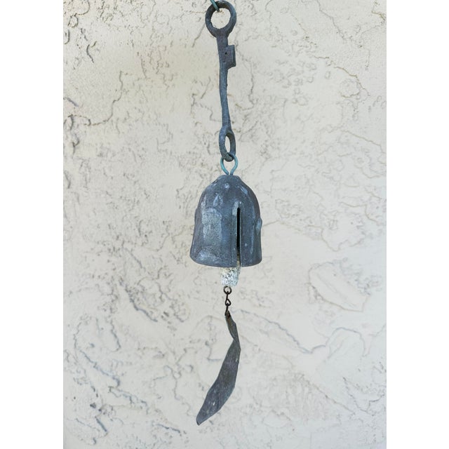 Metal Paolo Soleri Cast Bronze Wind Chime For Sale - Image 7 of 8