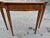 Brown Vintage Hepplewhite Style Mahogany and Burled Wood Inlaid Console Table For Sale - Image 8 of 17