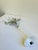White 1960s Danish Modern Laurids Lønborg Silver Kinetic Ball Sculpture With Rare White Base For Sale - Image 8 of 12