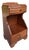 Vintage Art Deco Walnut Nightstand With Ribbed Drawer Front For Sale