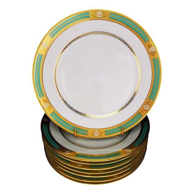 The Bees Dinner Plates from Haviland & Parlon, 2010s, Set of 8 For Sale