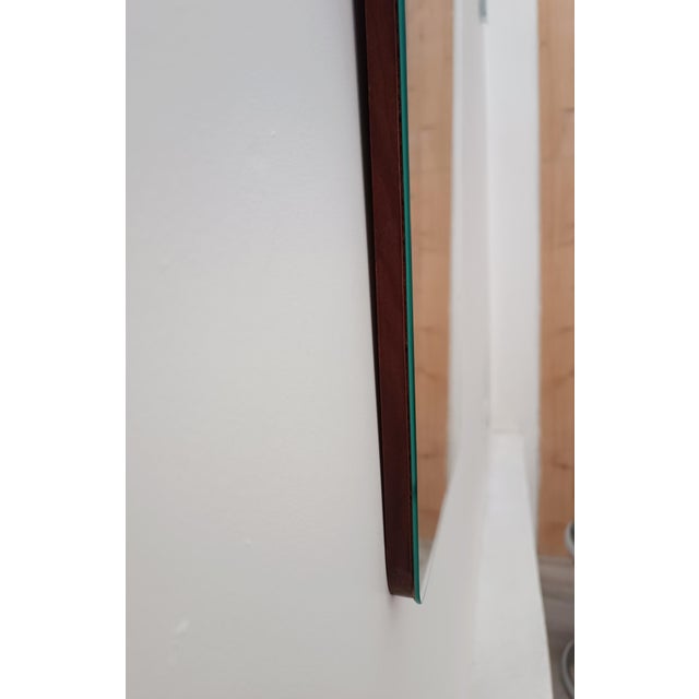 Metal Trapezoidal Mirror from Fratelli Fanzago, 1960s For Sale - Image 7 of 12