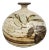 Mid 20th Century American Studio Pottery Japanese Wabi-Sabi Style Rotund Baluster Foilage Motif Stoneware Weed Pot Vessel/Vase For Sale