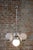 Art Deco Chandelier in Chrome-Plated Steel and Opal Glass, Czech, 1920s For Sale - Image 12 of 13