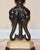 Modern 1980s Theodore Alexander Bronze Elephant Sculpture and Alabaster Table Lamp For Sale - Image 3 of 8
