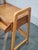 Gold Czech Oak Side Table with Integrated Storage Drawer, 1960s For Sale - Image 8 of 14