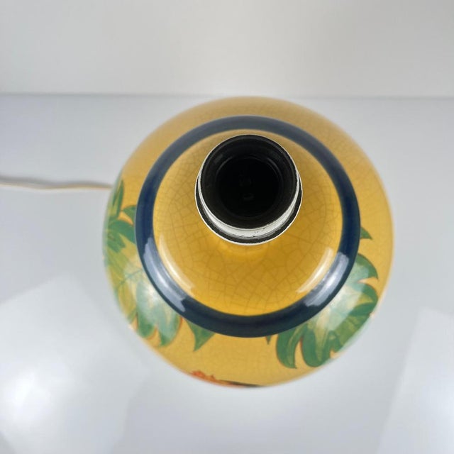 Large Ceramic Table Lamp by L. Drimmer, 1950s-1960s For Sale - Image 6 of 16
